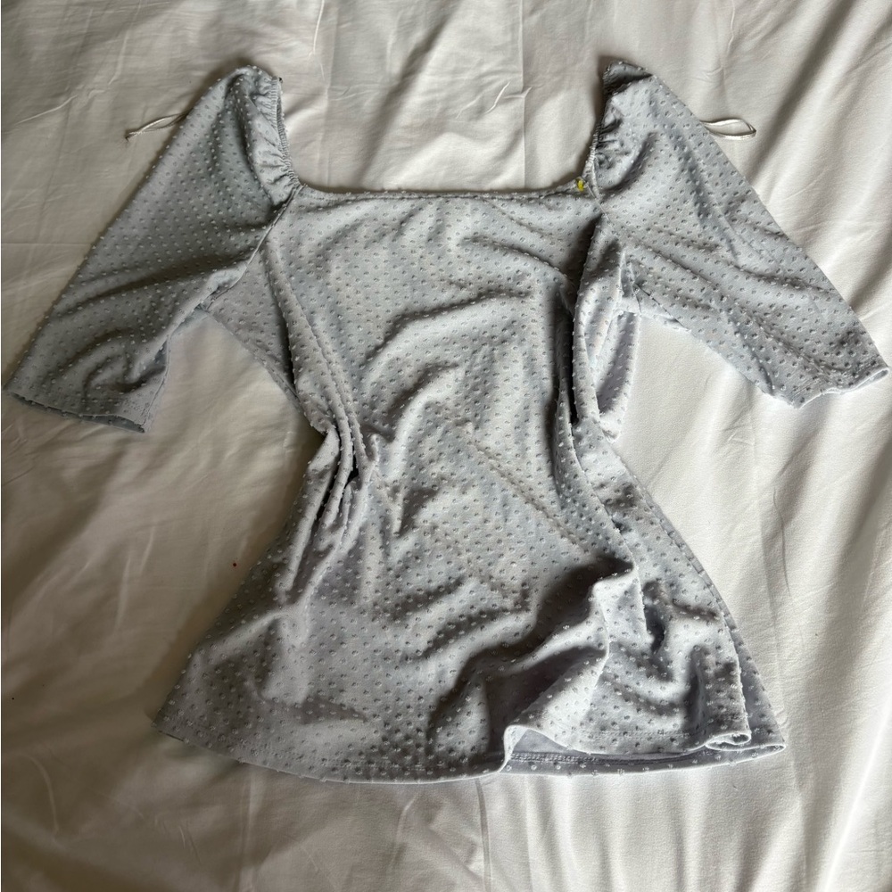 Elegant Gray Women's Top